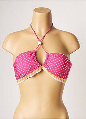 Sutien de costum de baie elasticitate top bentiță roz BANANA MOON femeie