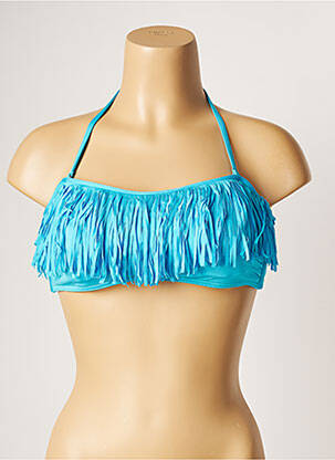 Sutien de costum de baie elasticitate top bentiță albastru BANANA MOON femme