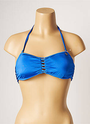 Sutien de costum de baie elasticitate top bentiță albastru BANANA MOON femeie