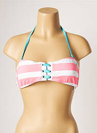 Sutien de costum de baie elasticitate top bentiță roz BANANA MOON femme