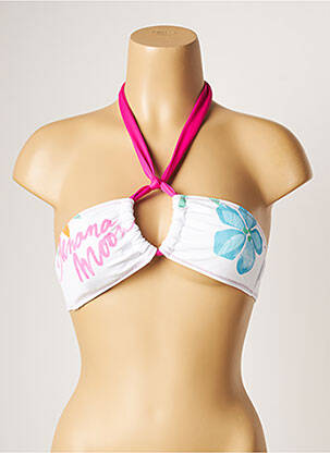 Sutien de costum de baie elasticitate top bentiță roz BANANA MOON femeie