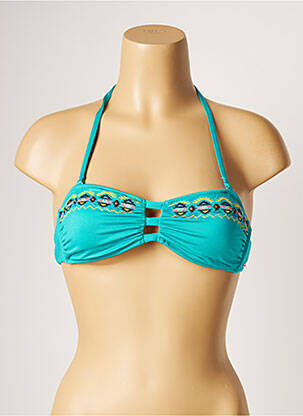 Sutien de costum de baie elasticitate top bentiță albastru BANANA MOON femeie
