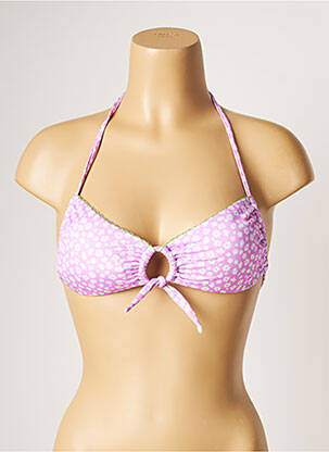 Sutien de costum de baie elasticitate sutien cu susținere înaltă și burete detașabil violet BANANA MOON femeie