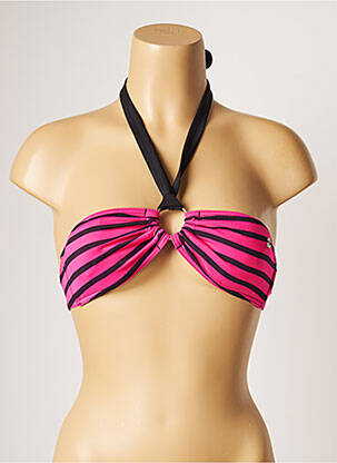 Sutien de costum de baie elasticitate top bentiță roz BANANA MOON femeie