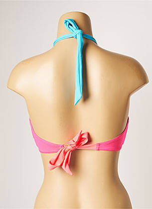 Sutien de costum de baie elasticitate top bentiță roz BANANA MOON femeie
