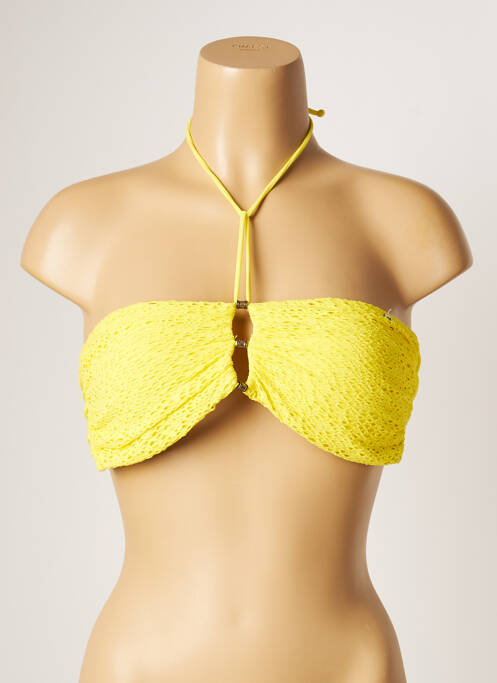 Sutien de costum de baie elasticitate top bentiță galben BANANA MOON femme