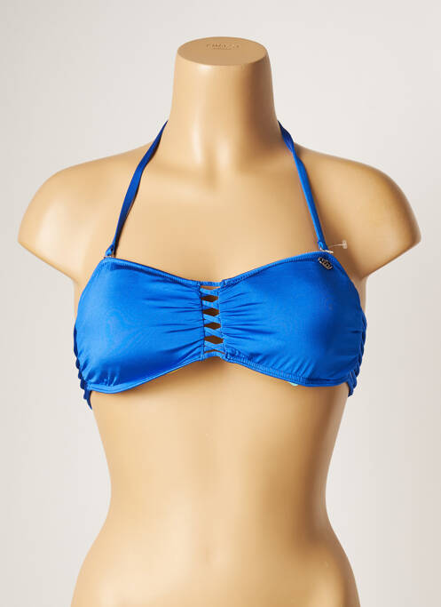 Sutien de costum de baie elasticitate top bentiță albastru BANANA MOON femme