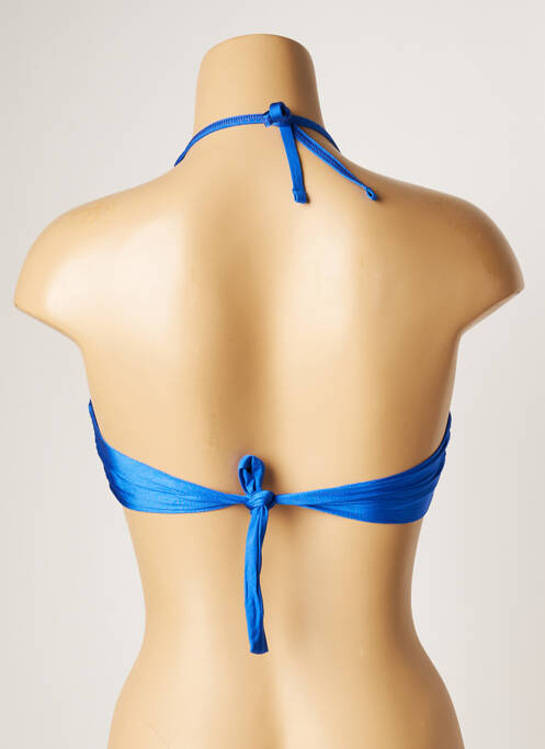 Sutien de costum de baie elasticitate top bentiță albastru BANANA MOON femme