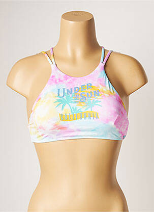 Sutien de costum de baie elasticitate sutiene roz BANANA MOON femeie