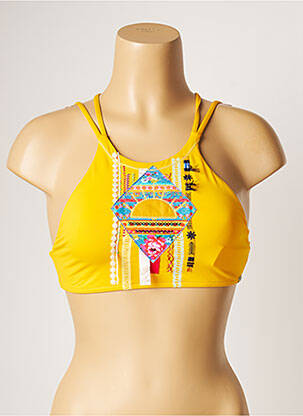 Sutien de costum de baie elasticitate sutiene galben BANANA MOON femeie