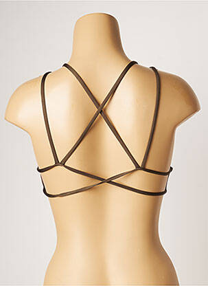 Sutien de costum de baie bretele elastice sutiene maro BANANA MOON femeie