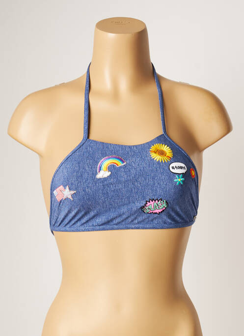 Sutien de costum de baie elasticitate sutiene albastru BANANA MOON femme