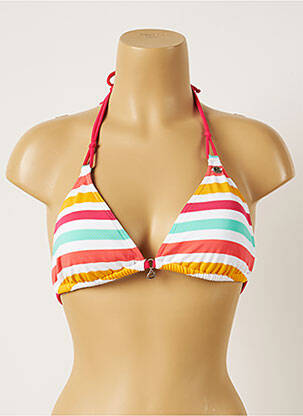 Sutien de costum de baie închidere cu legături de legat top sutien modelat roz BANANA MOON femeie