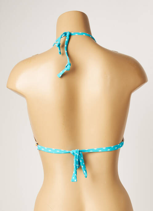 Sutien de costum de baie elasticitate sutien cu susținere înaltă și burete detașabil albastru BANANA MOON femme