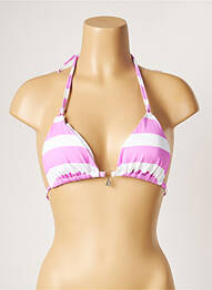 Sutien de costum de baie elasticitate sutien cu susținere înaltă și burete detașabil roz BANANA MOON femme