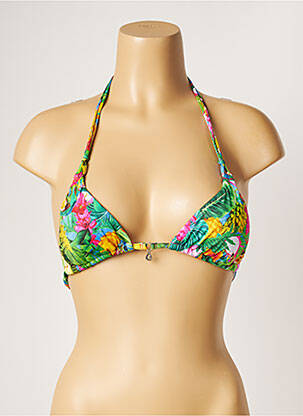 Sutien de costum de baie elasticitate sutien cu susținere înaltă și burete detașabil verde BANANA MOON femeie