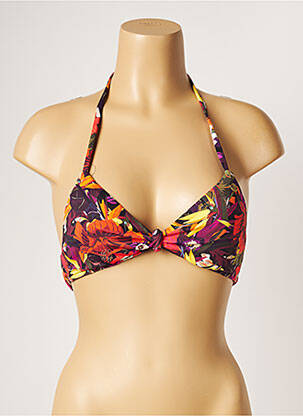 Sutien de costum de baie elasticitate sutien cu susținere înaltă și burete detașabil negru BANANA MOON femme