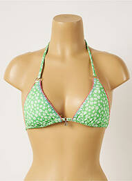 Sutien de costum de baie elasticitate sutien cu susținere înaltă și burete detașabil verde BANANA MOON femme