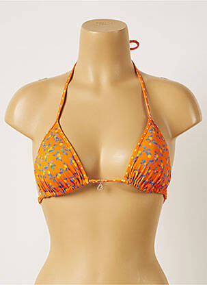 Sutien de costum de baie elasticitate sutien cu susținere înaltă și burete detașabil portocaliu BANANA MOON femme