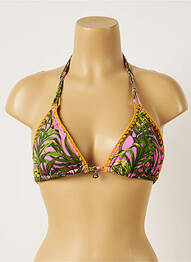 Sutien de costum de baie elasticitate top sutien modelat verde BANANA MOON femme