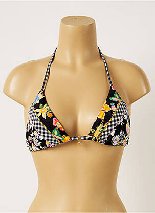 Sutien de costum de baie elasticitate top sutien modelat negru BANANA MOON femeie