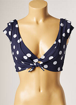 Sutien de costum de baie elasticitate albastru BANANA MOON femeie