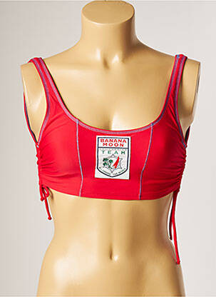 Sutien de costum de baie roșu BANANA MOON femeie