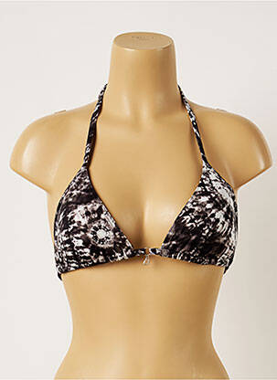 Sutien de costum de baie elasticitate top triunghiuri negru BANANA MOON femeie