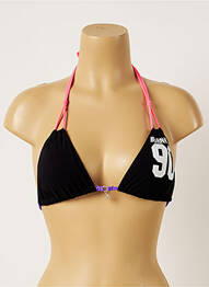 Sutien de costum de baie elasticitate top triunghiuri negru BANANA MOON femme