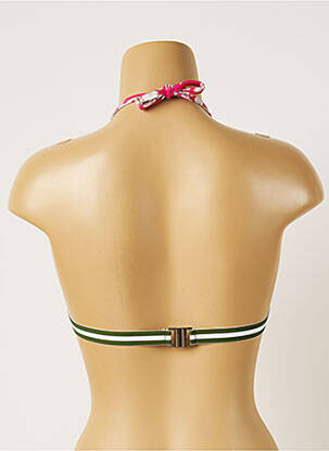 Sutien de costum de baie elasticitate top triunghiuri roz BANANA MOON femeie