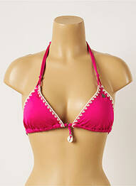 Sutien de costum de baie elasticitate sutien cu susținere înaltă și burete detașabil roz BANANA MOON femme