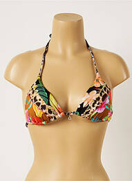 Sutien de costum de baie elasticitate top sutien modelat negru BANANA MOON femeie