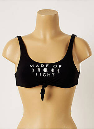 Sutien de costum de baie elasticitate top sutien modelat negru BANANA MOON femeie