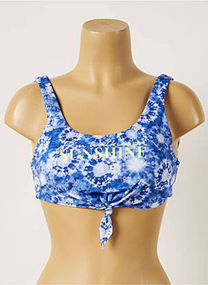 Sutien de costum de baie elasticitate top sutien modelat albastru BANANA MOON femeie