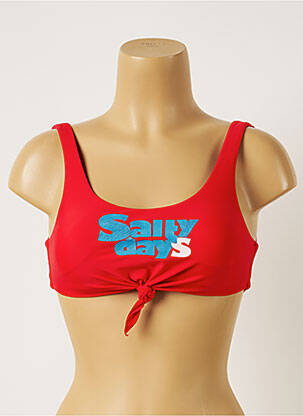Sutien de costum de baie elasticitate top sutien modelat roșu BANANA MOON femeie