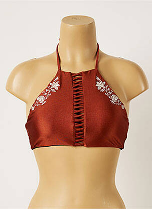 Sutien de costum de baie elasticitate maro BANANA MOON femeie