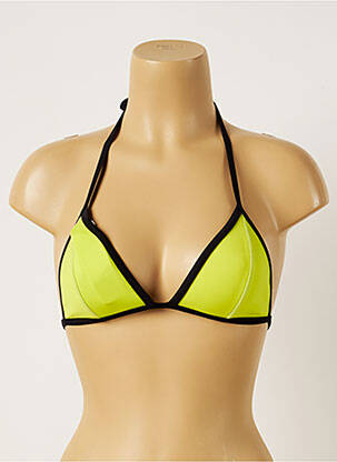 Sutien de costum de baie elasticitate top triunghiuri verde BANANA MOON femeie