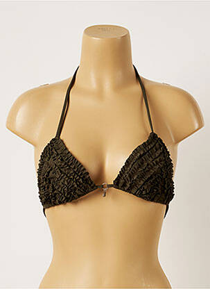 Sutien de costum de baie elasticitate top triunghiuri verde BANANA MOON femeie