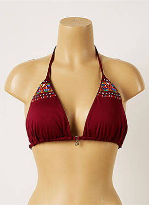 Sutien de costum de baie roșu BANANA MOON femeie