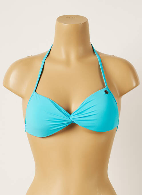 Sutien de costum de baie elasticitate sutien cu susținere înaltă și burete detașabil albastru BANANA MOON femme