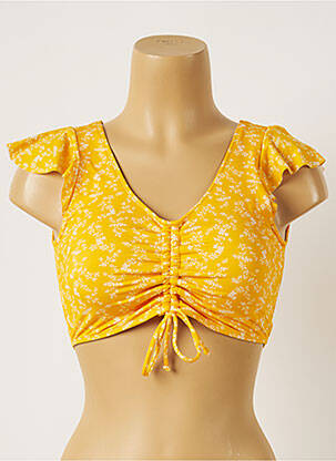 Sutien de costum de baie elasticitate galben BANANA MOON femeie