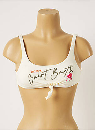 Sutien de costum de baie bretele elastice sutiene bej BANANA MOON femeie