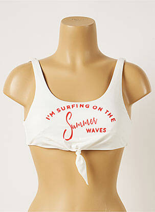 Sutien de costum de baie alb BANANA MOON femeie