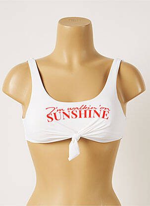 Sutien de costum de baie alb BANANA MOON femeie