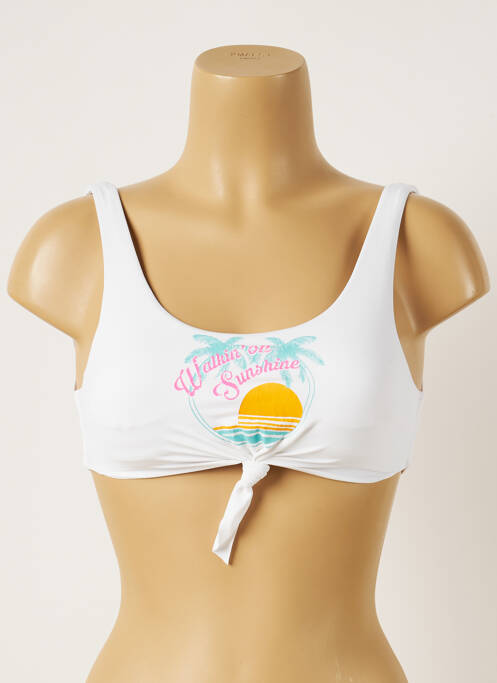 Sutien de costum de baie alb BANANA MOON femeie