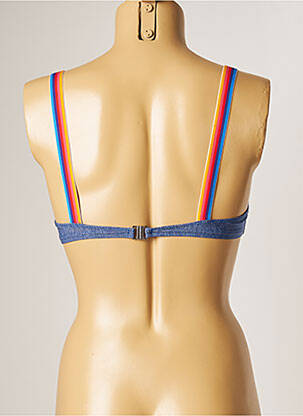 Sutien de costum de baie elasticitate sutien cu susținere înaltă și burete detașabil albastru BANANA MOON femeie