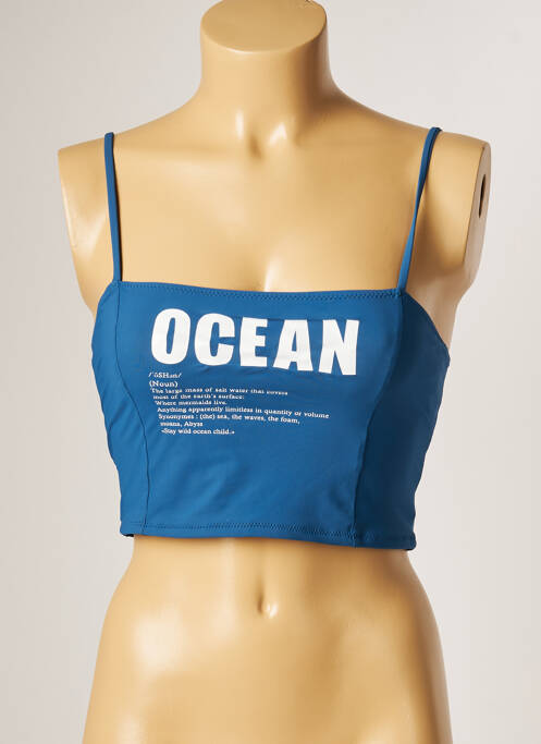 Top de baie albastru BANANA MOON femeie