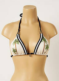 Sutien de costum de baie elasticitate top sutien modelat bej BANANA MOON femeie