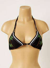 Sutien de costum de baie elasticitate top sutien modelat negru BANANA MOON femme
