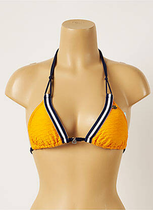 Sutien de costum de baie închidere cu legături de legat top sutien modelat portocalie BANANA MOON femeie